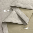 Rideau occultant sur mesure extra long style lin