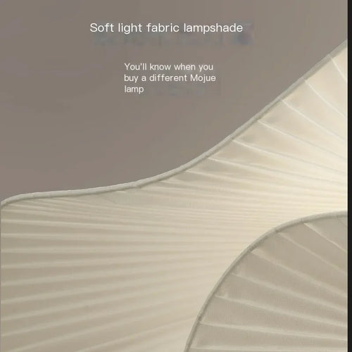 lustre moderne en tissu plissé pour décoration intérieure élégante - vue 7 sur 7