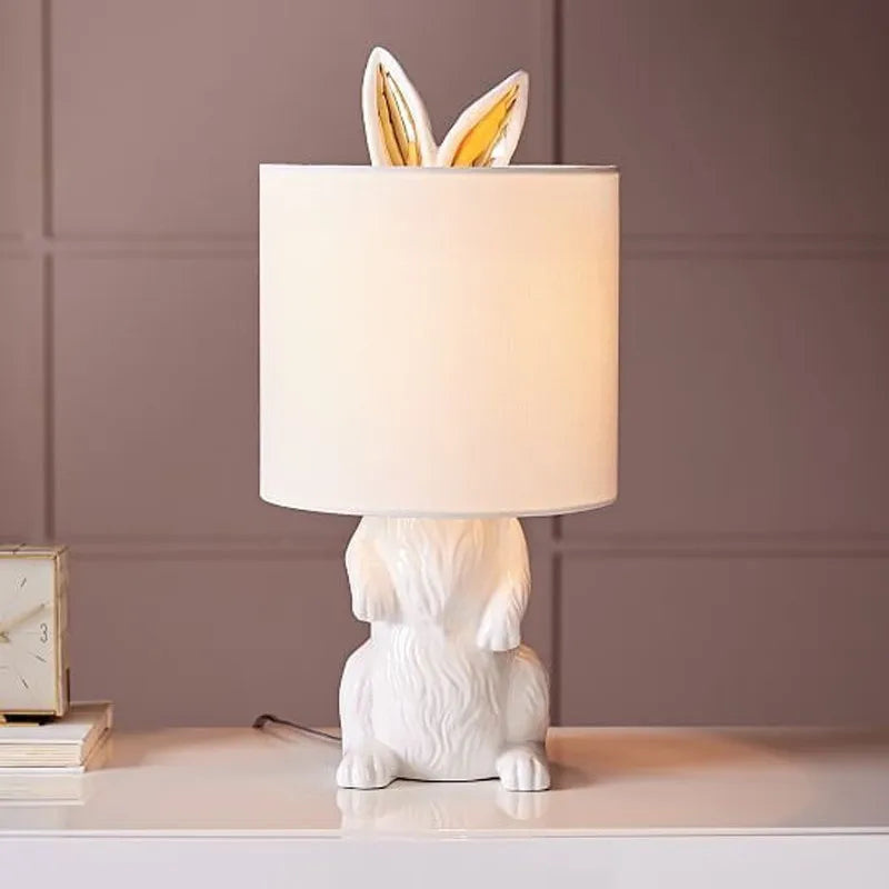 lampe à poser moderne en forme de lapin pour éclairage intérieur - vue 4 sur 8