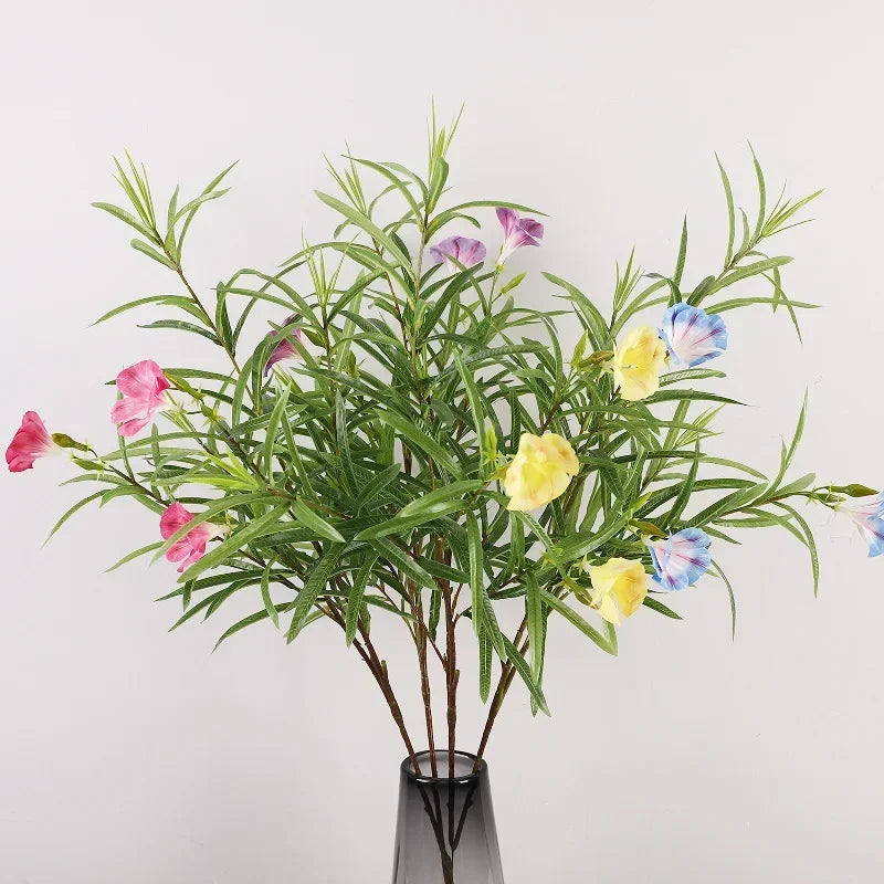 fleurs artificielles phlox en soie pour décoration de jardin - vue 1 sur 10
