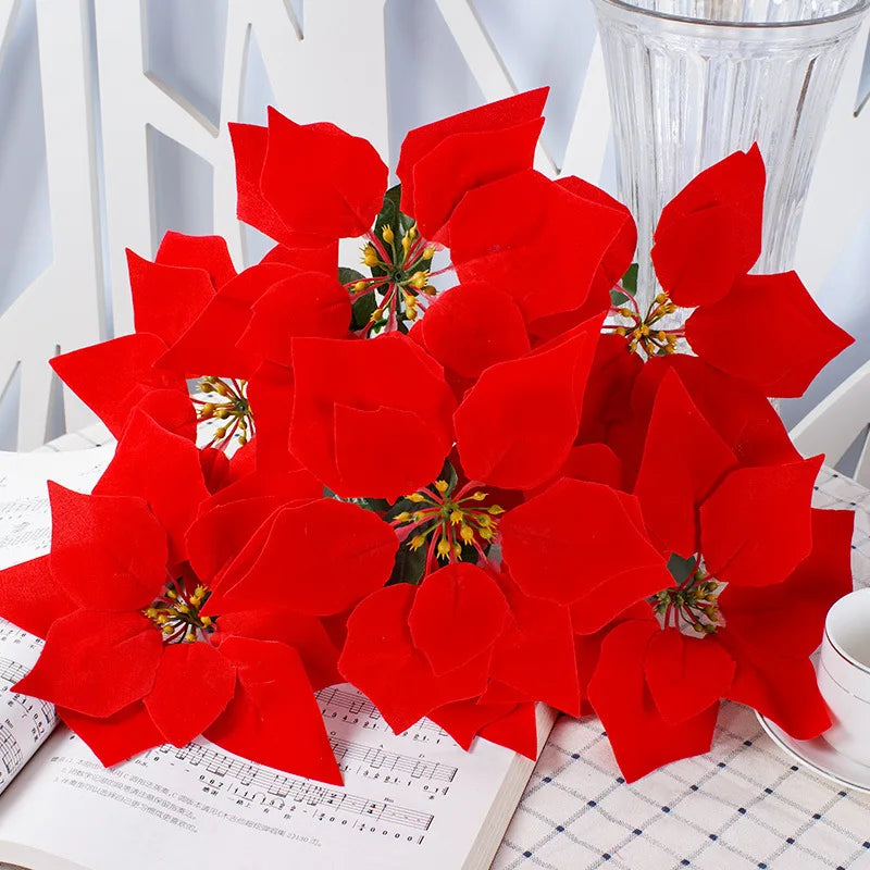 plantes artificielles pour décoration de noël et jardin - vue 2 sur 6