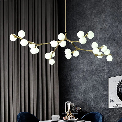 suspension en verre moléculaire style post-moderne pour intérieur élégant - vue 2 sur 11
