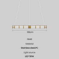 suspension tube nordique moderne pour décoration intérieure