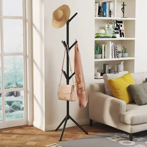 porte-vêtements et chapeaux support vertical en forme de branche - vue 3 sur 8