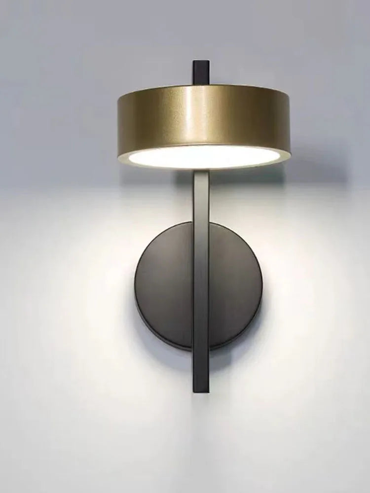 Nordic Creative Bedroom, Bedside Lamp Wall Lamp Personalized and Simple Hallway Entrance Wall Lamp Modern and Simple Living Room - vue 4 sur 7