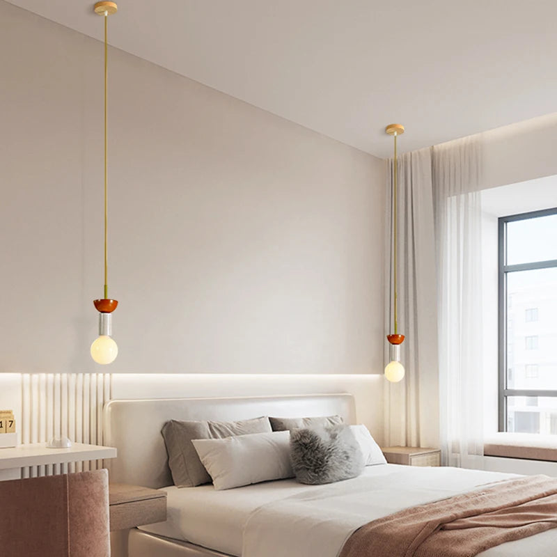 lustre en bois moderne avec led pour maison - vue 4 sur 13