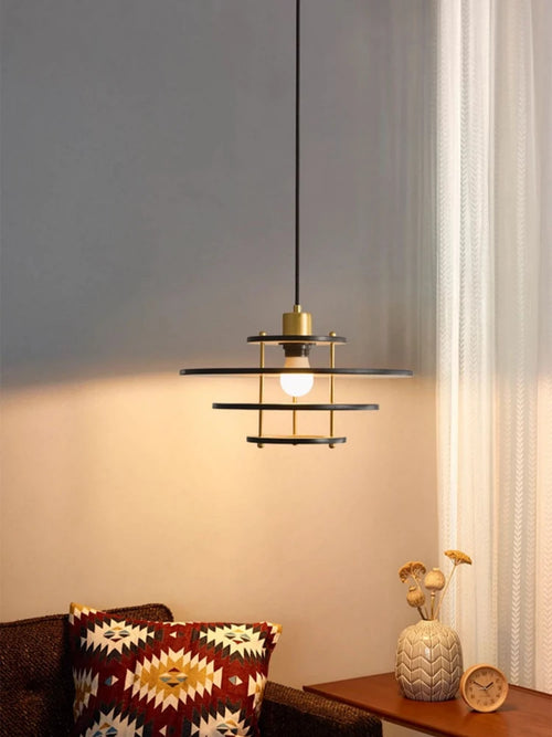 lustre en bois massif de style médiéval pour restaurant rétro - vue 4 sur 10