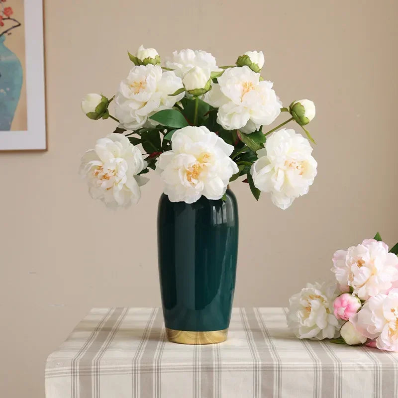 fleurs artificielles en soie pour décoration de café et restaurant - vue 4 sur 10