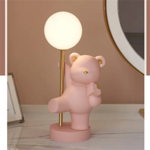 Lampe de Table en forme de lapin rose nordique - vue 16 sur 16
