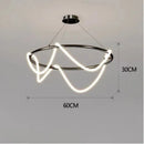 lustre design nordique à led intensité variable pour intérieur