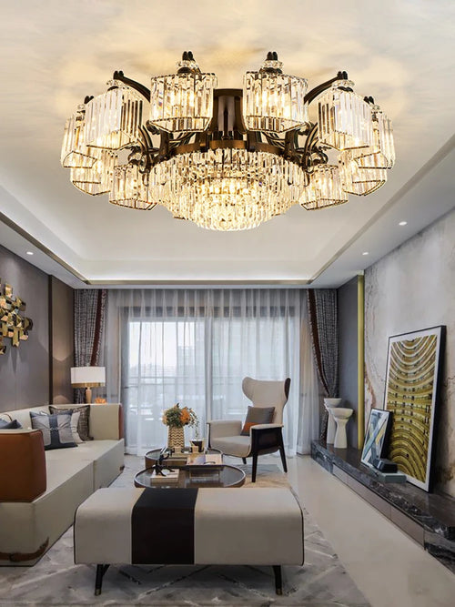 lustre à led postmoderne variable pour intérieur élégant 2024 - vue 9 sur 16