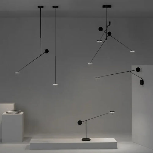lustre led nordique décoratif idéal pour restaurant ou bureau - vue 5 sur 14