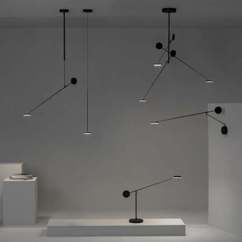 lustre led nordique décoratif idéal pour restaurant ou bureau - vue 5 sur 14