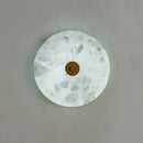 applique ronde en marbre rétro-éclairage pour hôtel