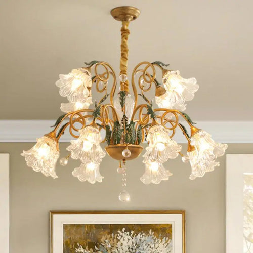 lustre moderne en cristal pour un éclairage raffiné - vue 2 sur 10