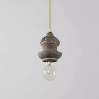 suspension rétro style rural imitation bois pour intérieur