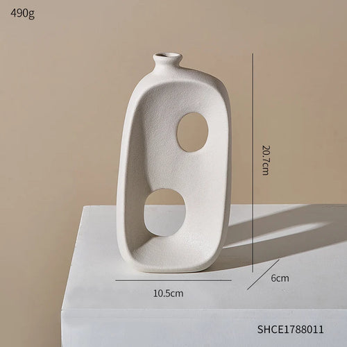 vase moderne en céramique pour décoration intérieure et extérieure - vue 12 sur 13