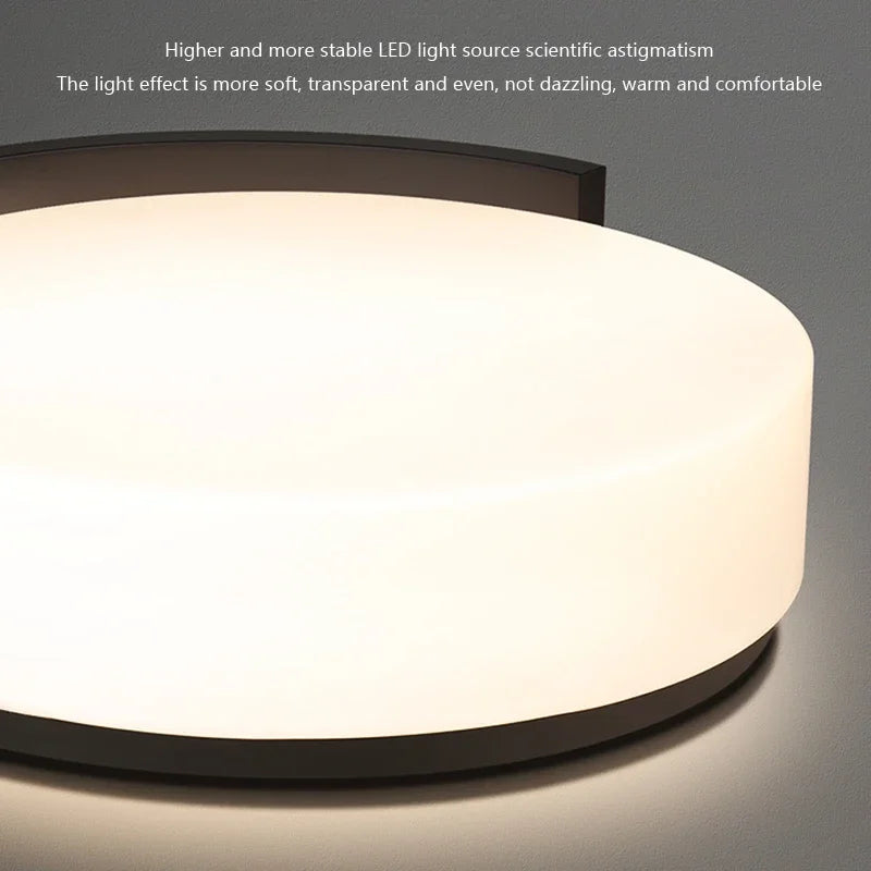 Plafonnier Led nordique lustres ronds pour chambre à manger salon balcon allée couloir entrée lumières Lustre Simple - vue 5 sur 10