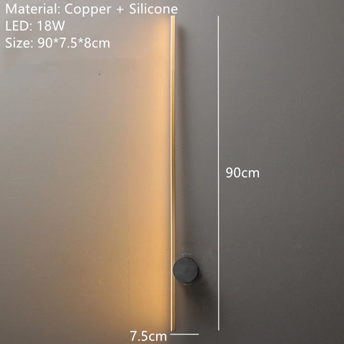 applique murale led moderne en laiton pour éclairage décoratif - vue 10 sur 14