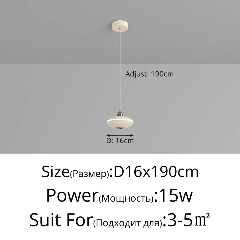 lustre à led design minimaliste réglable pour intérieur moderne - vue 11 sur 11