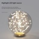 lustre moderne boule de verre éclairage de décoration suspendu