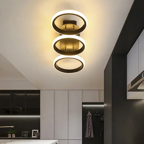 plafonnier led moderne rond carré pour décoration intérieure - vue 3 sur 10