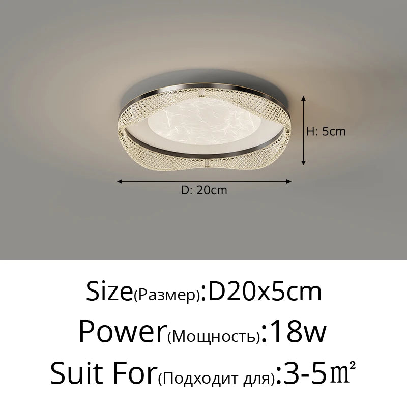 plafonnier moderne en laiton design créatif minimaliste pour intérieur - vue 16 sur 26