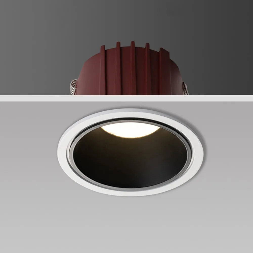 spot led en aluminium anti-éblouissement encastré pour maison - vue 3 sur 6