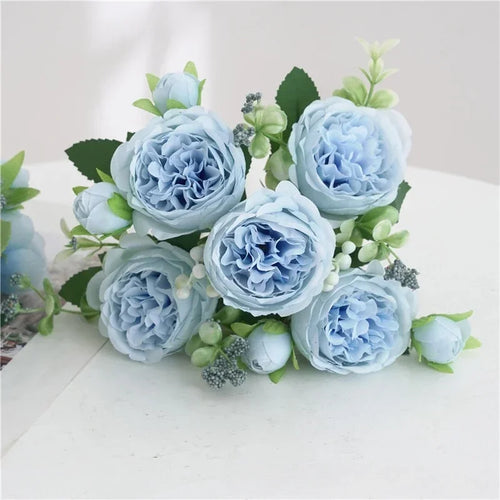bouquet de pivoines artificielles pour décoration florale intérieure - vue 14 sur 17
