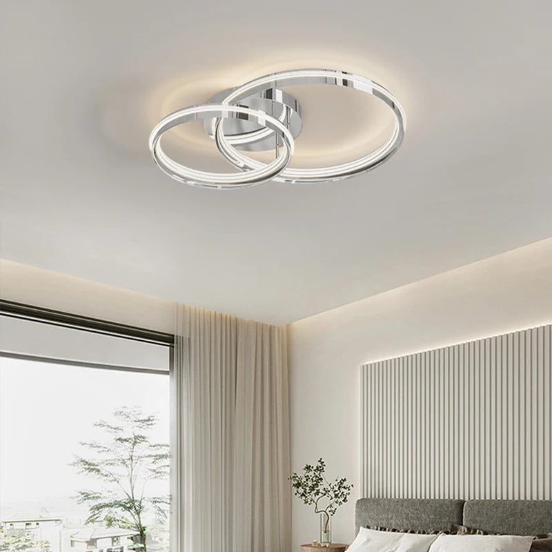 plafonnier led moderne pour décoration intérieure lumineuse - vue 6 sur 10