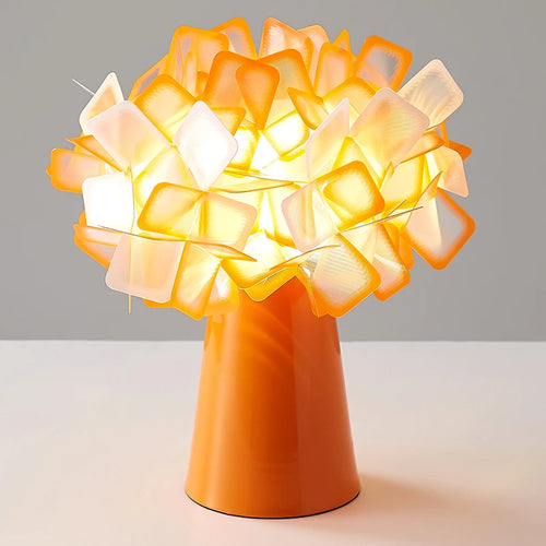 lampe de bureau moderne en plastique design floral décoratif - vue 14 sur 13