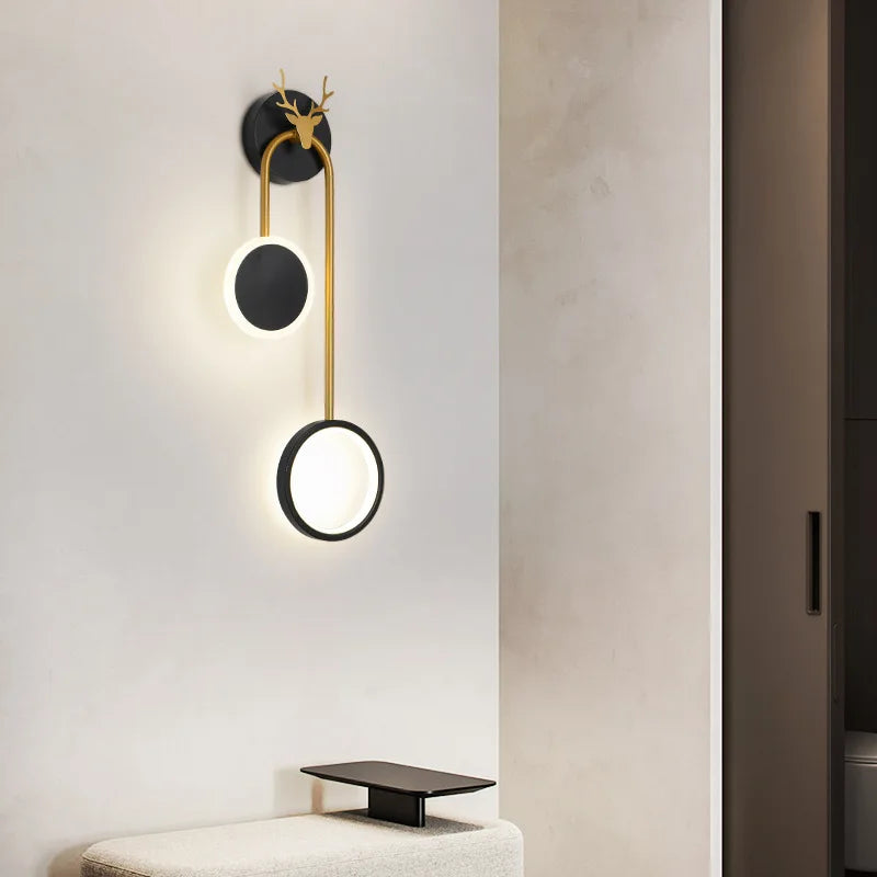 applique murale led moderne pour décoration intérieure élégante - vue 4 sur 10