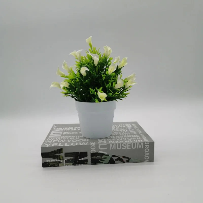 plante artificielle bonsaï fleur en pot décoration intérieure et extérieure - vue 12 sur 13