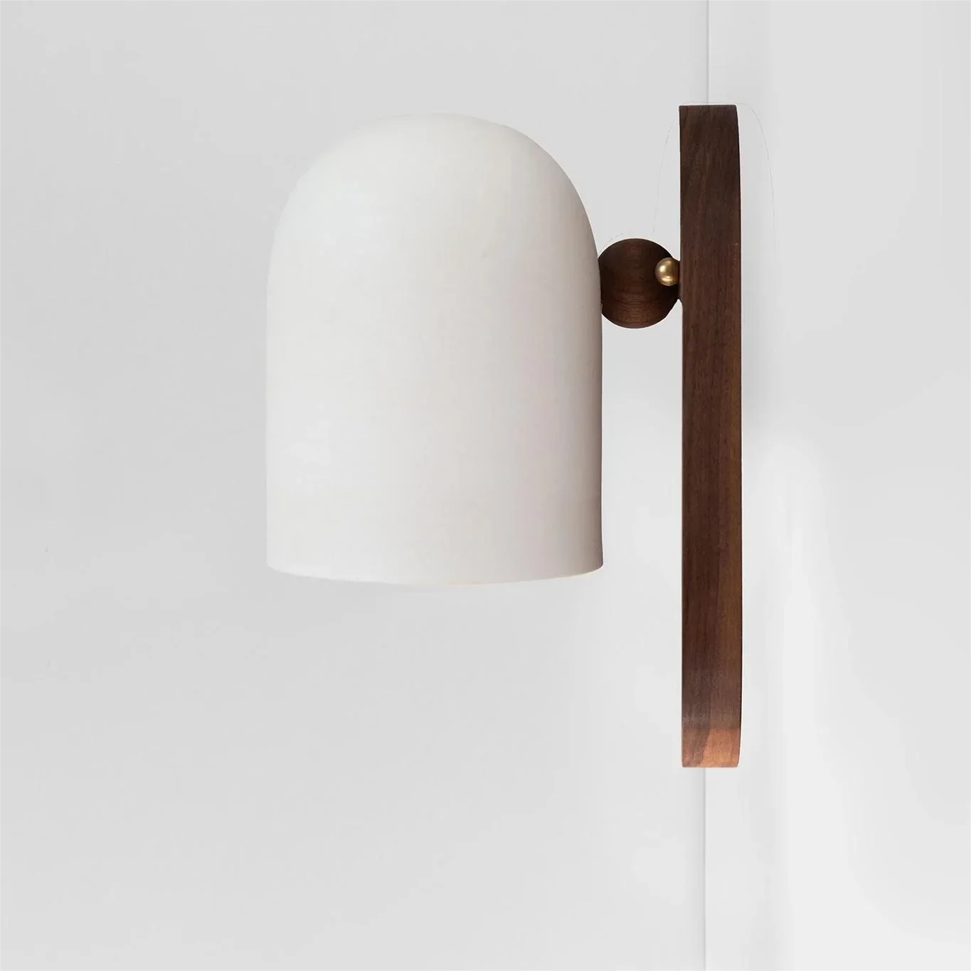 Walnut Wood Iron, Simple Modern Wabi-sabi style, Wall Sconce for Bedroom, Bedside, Living, Dining Room, Corridor Aisle - vue 2 sur 8