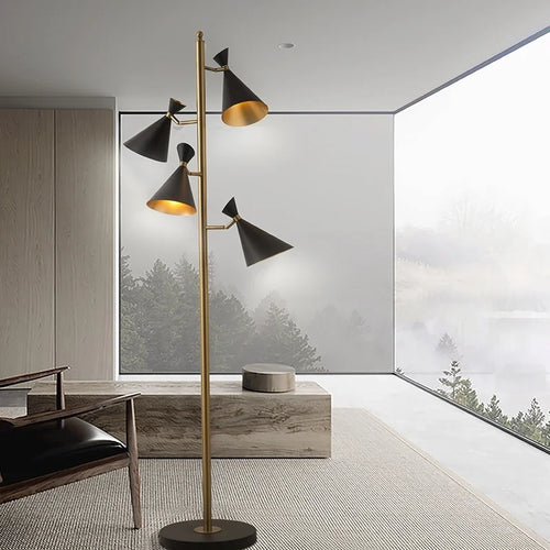 lampadaire postmodern minimaliste en fer pour coin vestiaire - vue 2 sur 8