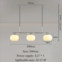suspension nordique simple style moderne éclairage décoration intérieure