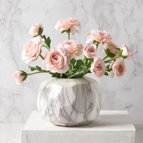 vase en céramique nordique pour fleurs séchées décoration élégante - vue 2 sur 9
