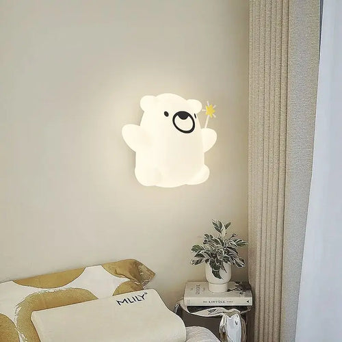 applique murale dessin animé pour enfant avec télécommande optionnelle - vue 4 sur 12