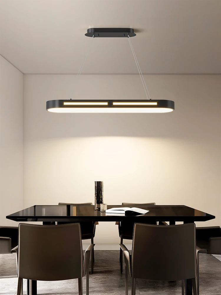 lustre moderne minimaliste led barre de lumière de luxe - vue 1 sur 9
