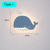 applique murale couronne avec télécommande pour chambre d'enfant
