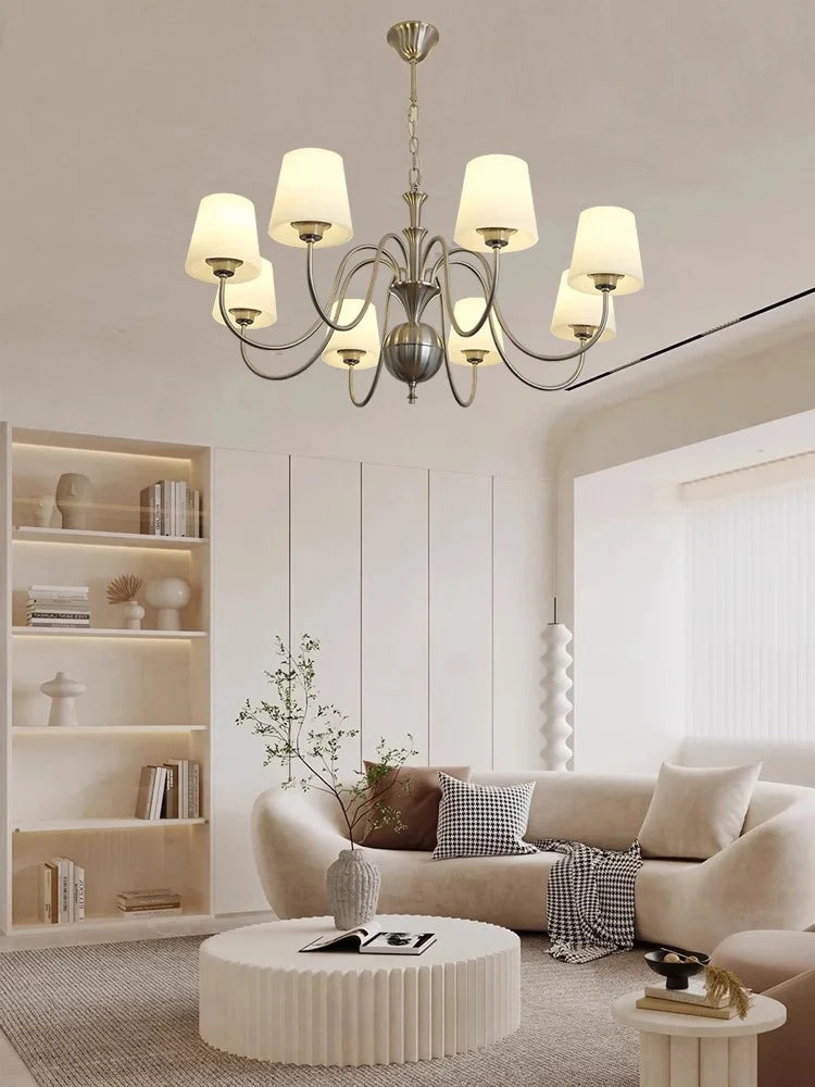 lustre rétro français style bauhaus pour décoration élégante - vue 5 sur 7