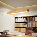 lustre de bureau rondins style nordique simple longue bande