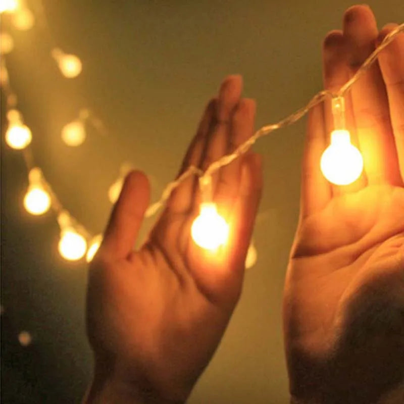 guirlande lumineuse led avec télécommande pour décoration festive extérieure - vue 2 sur 15