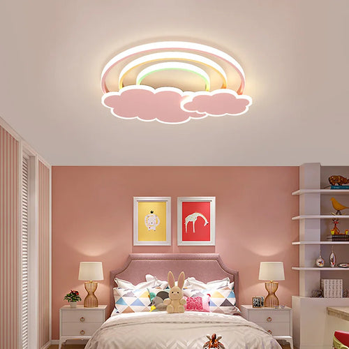 Plafonnier Arc-en-ciel nuage enfants bébé enfant chambre - vue 4 sur 10
