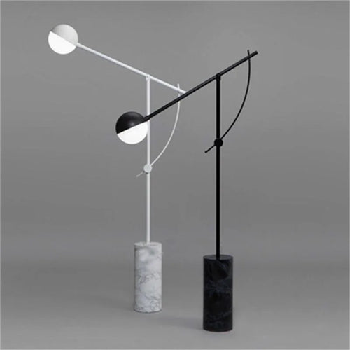 lampadaire nordique vintage moderne simple led marbre - vue 2 sur 6