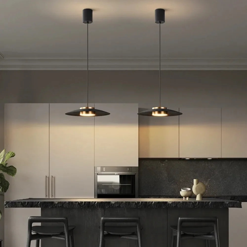 suspension moderne design led pour éclairage intérieur décoratif - vue 4 sur 8