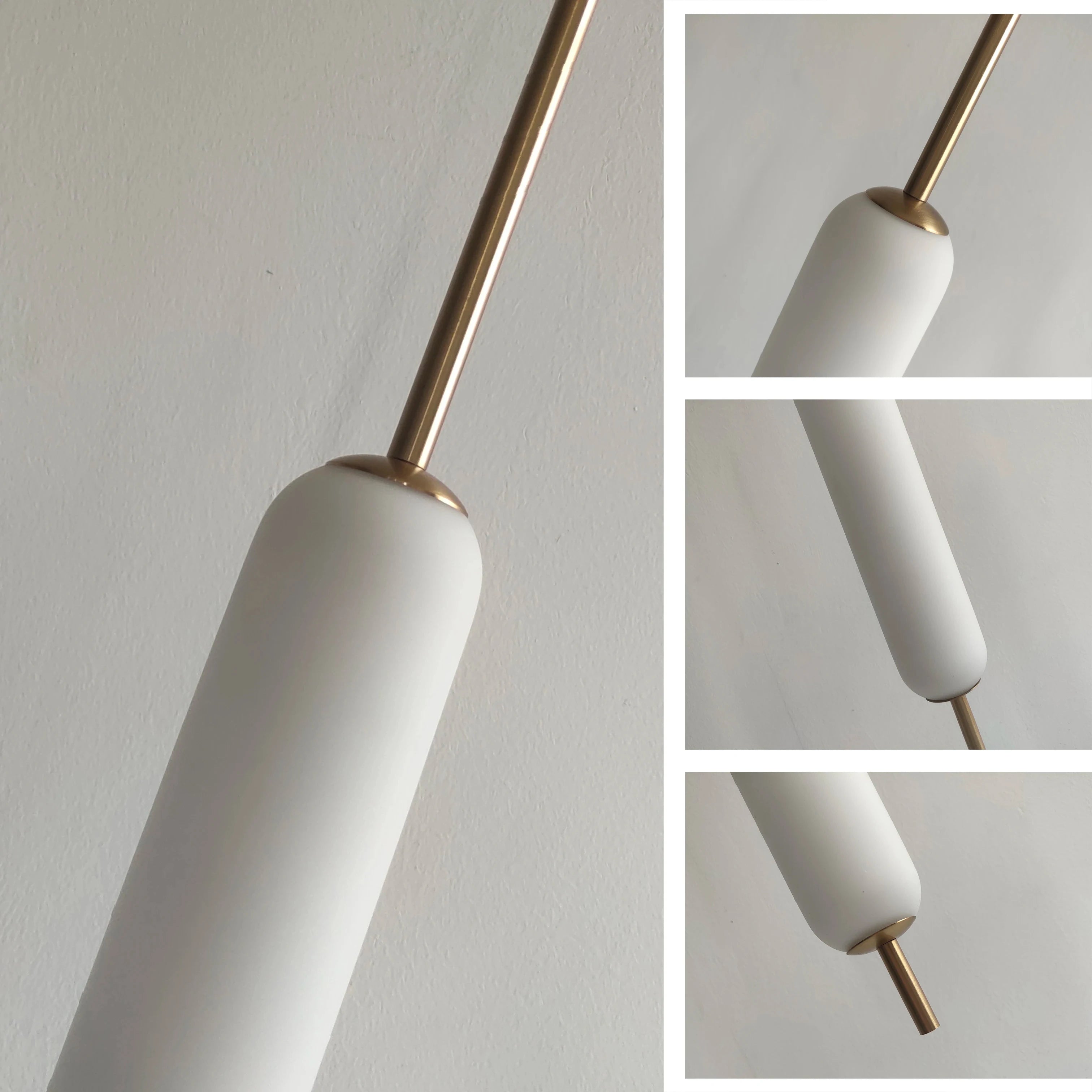 lampe suspendue moderne nordique en métal et verre double tête - vue 5 sur 10