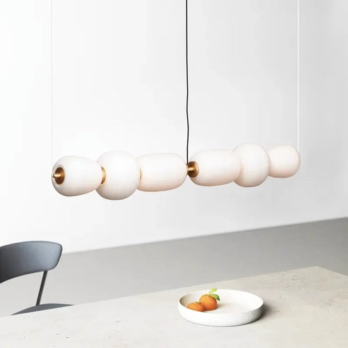lustre en verre minimaliste moderne pour espaces créatifs et bars - vue 3 sur 7
