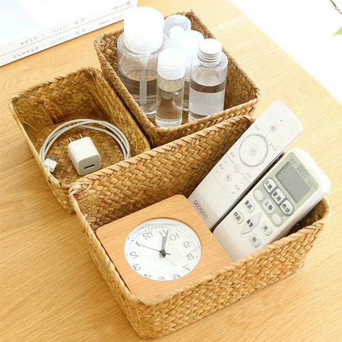 panier de rangement en osier pour fruits et aliments - vue 4 sur 9