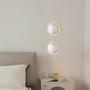 Applique murale led nordique ronde en métal pour décoration intérieure